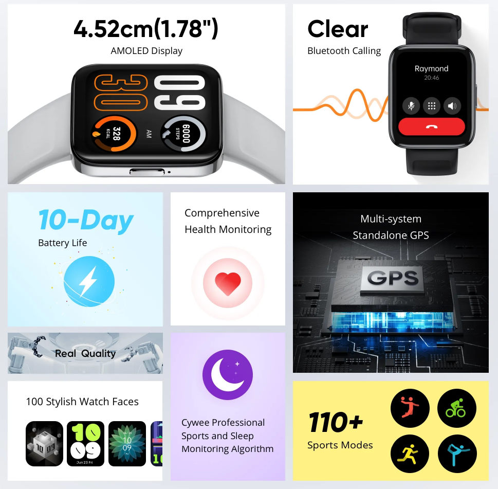 smartwatch Realme Watch 3 Pro cena specyfikacja
