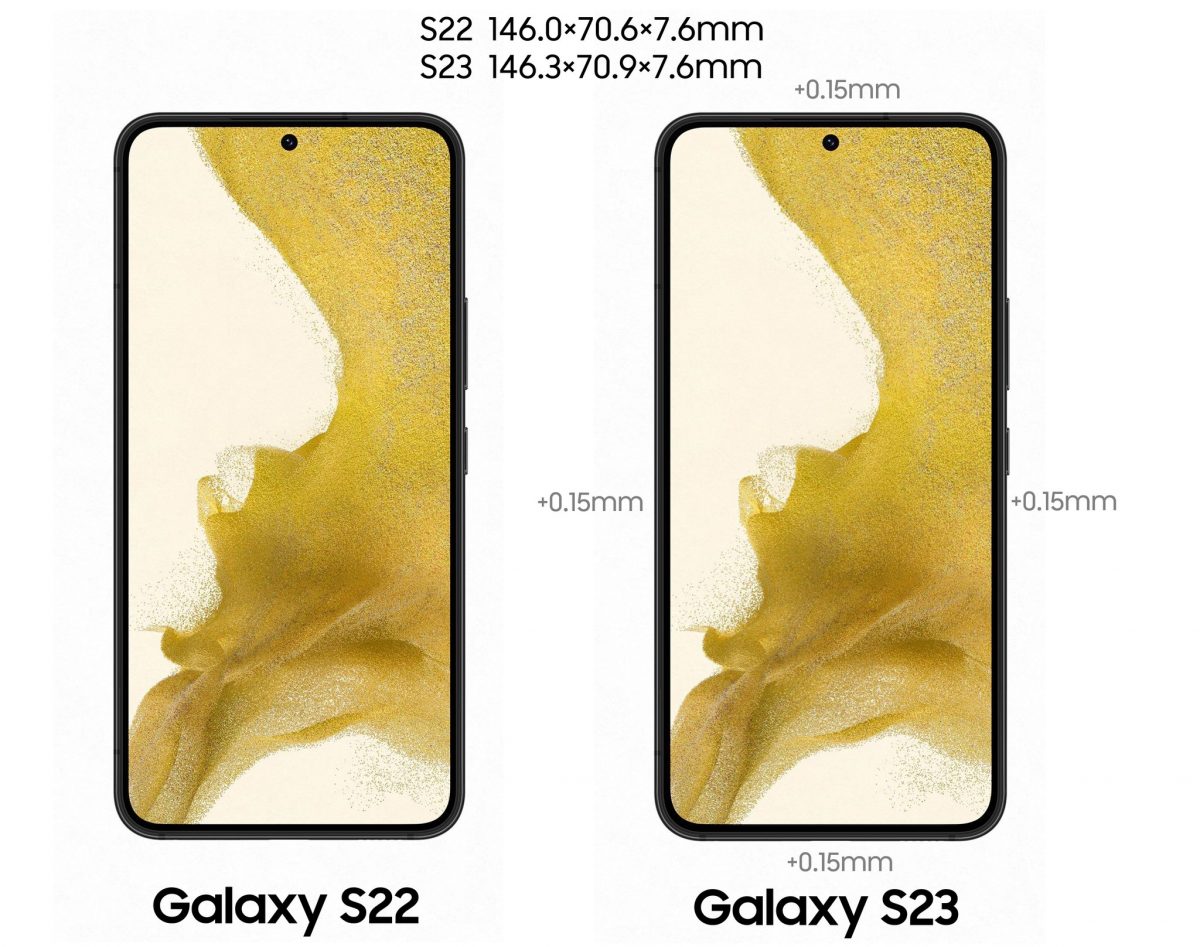 Samsung Galaxy S23 zmiana S22