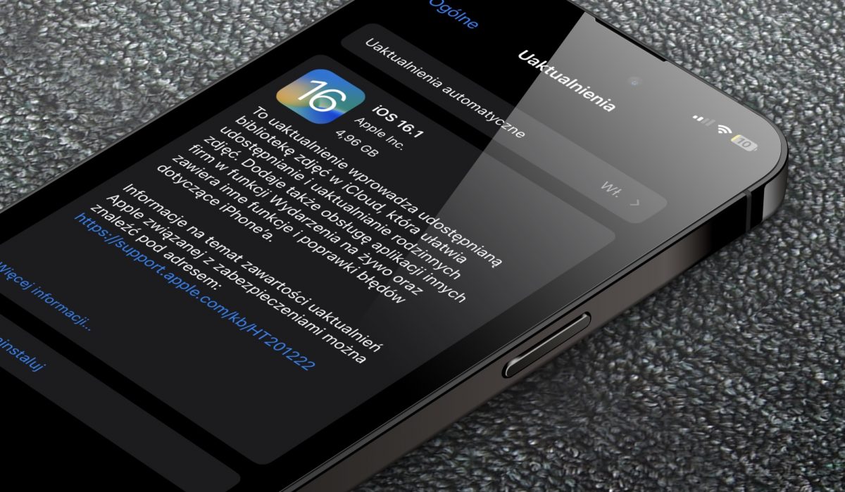 iOS 16.1 RC co nowego nowości aktualizacja iPhone Apple instalacja