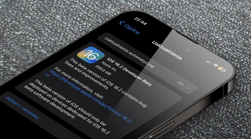 iOS 16.2 beta 1 Apple iPhone aktualizacja co nowego nowości