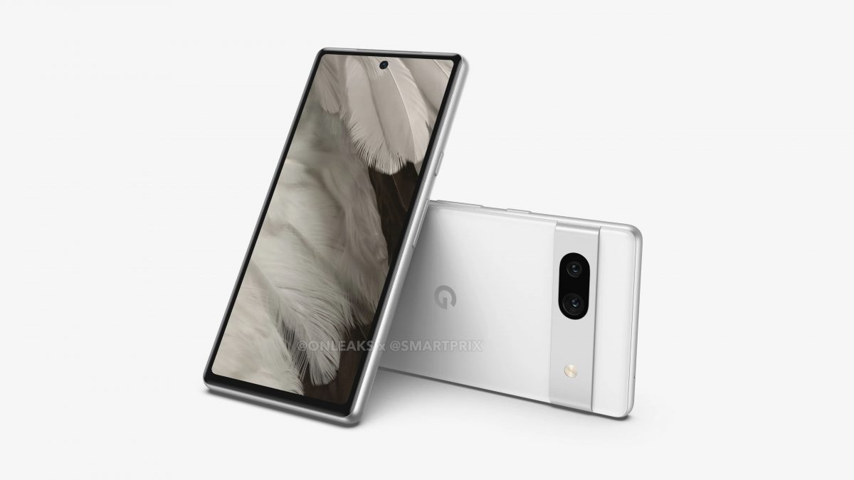 Google Pixel 7a rendery specyfikacja