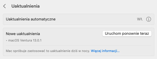 iOS 16.1.1 iPadOS 16.1.1 macOS 13.0.1 co nowego aktualizacja nowości