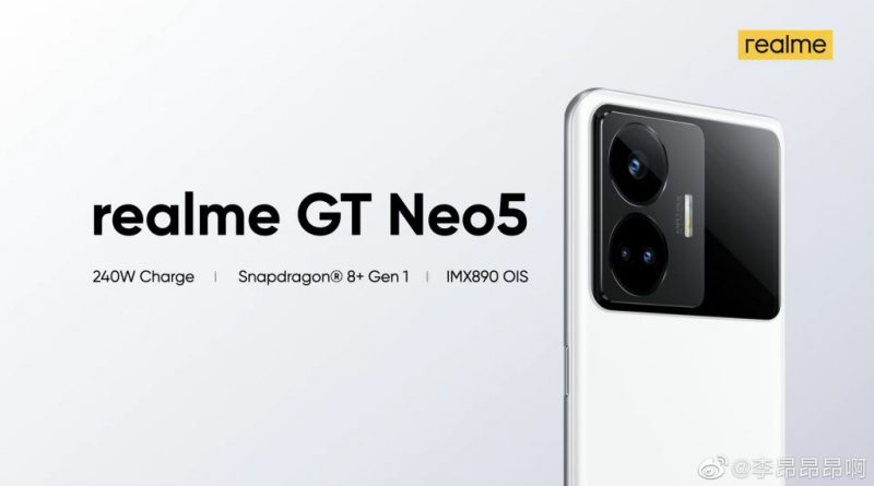Realme GT Neo 5 global MWC 2023 teaser cena specyfikacja