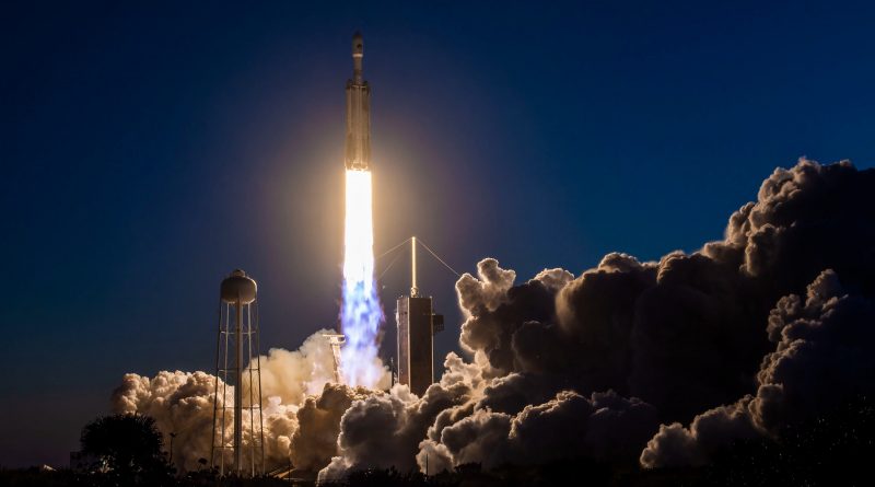 Falcon Heavy SpaceX ISS spektakularny widok