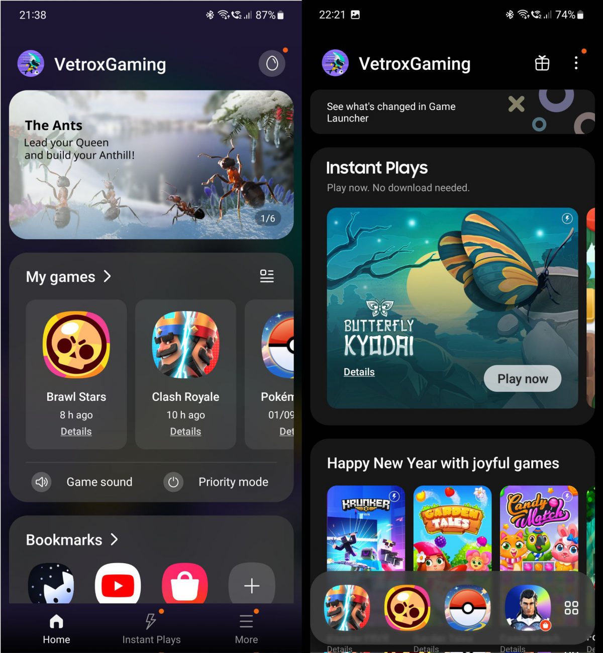 One UI 5.1 aplikacja Samsung Game Launcher