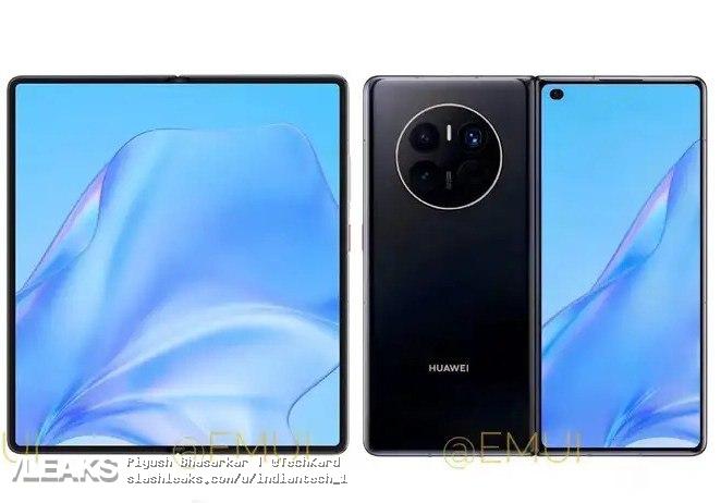 składany smartfon Huawei Mate X3 rendery