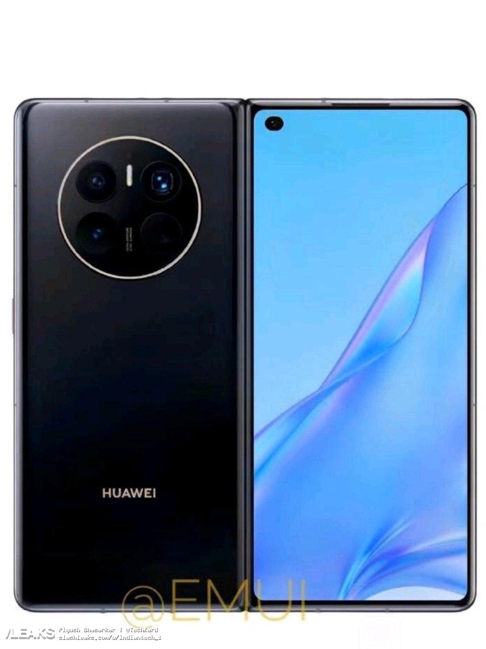 składany smartfon Huawei Mate X3 rendery