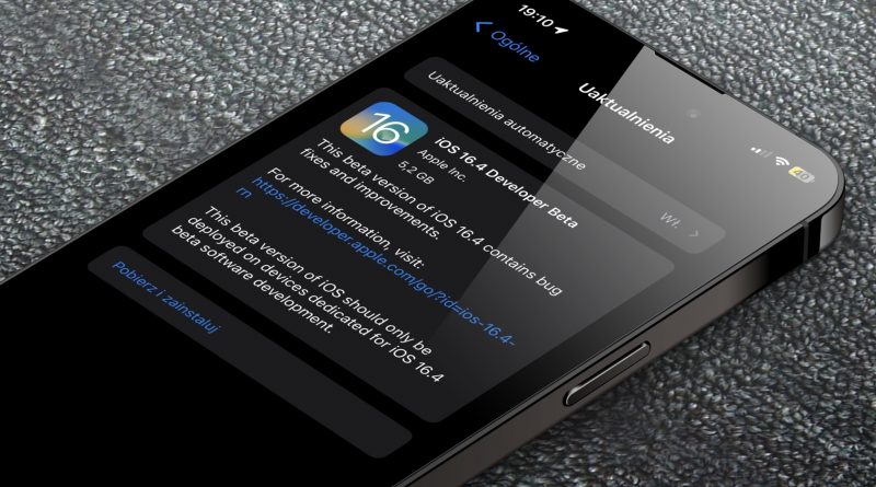 iOS 16.4 beta 1 aktualizacja Apple iPhone nowe funkcje Google Fi 5G
