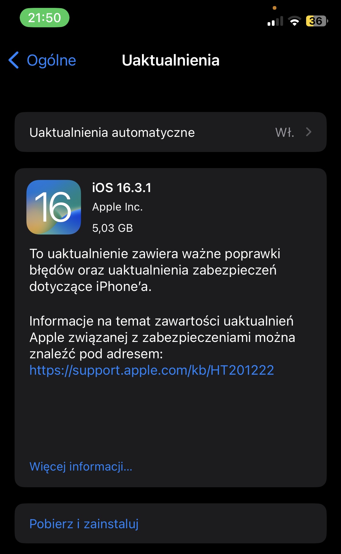 iOS 16.3.1 co nowego aktualizacja iPhone Apple nowości
