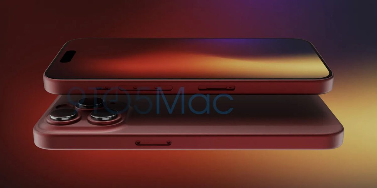 iPhone 15 Pro render Apple kolory obudowy