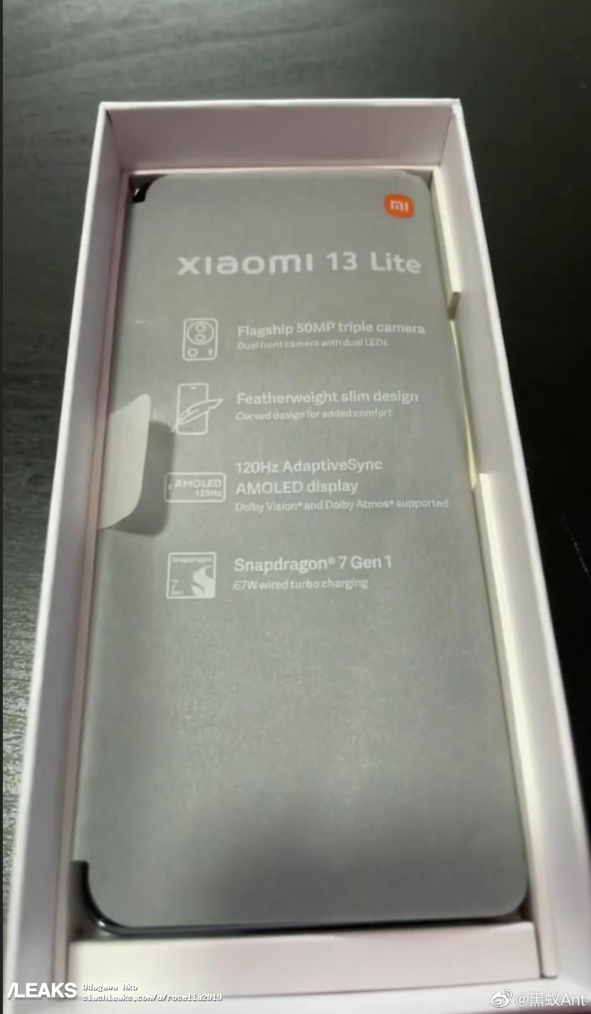 smartfon Xiaomi 13 Lite zdjęcia