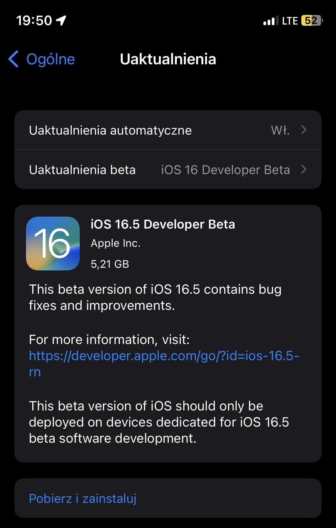 aktualizacja iOS 16.5 beta 1 co nowego nowości