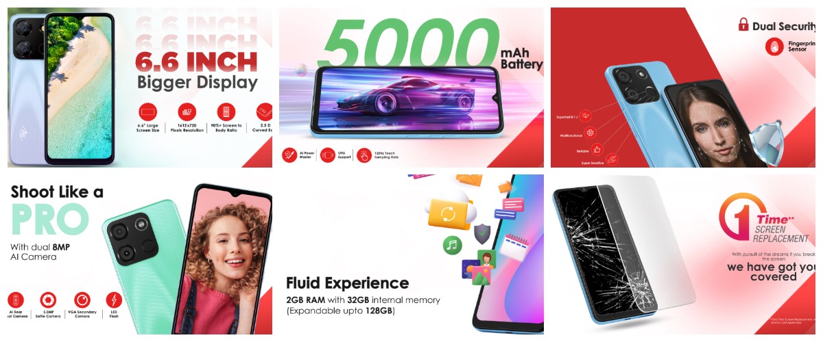 itel A60 tani smartfon Android Go cena specyfikacja