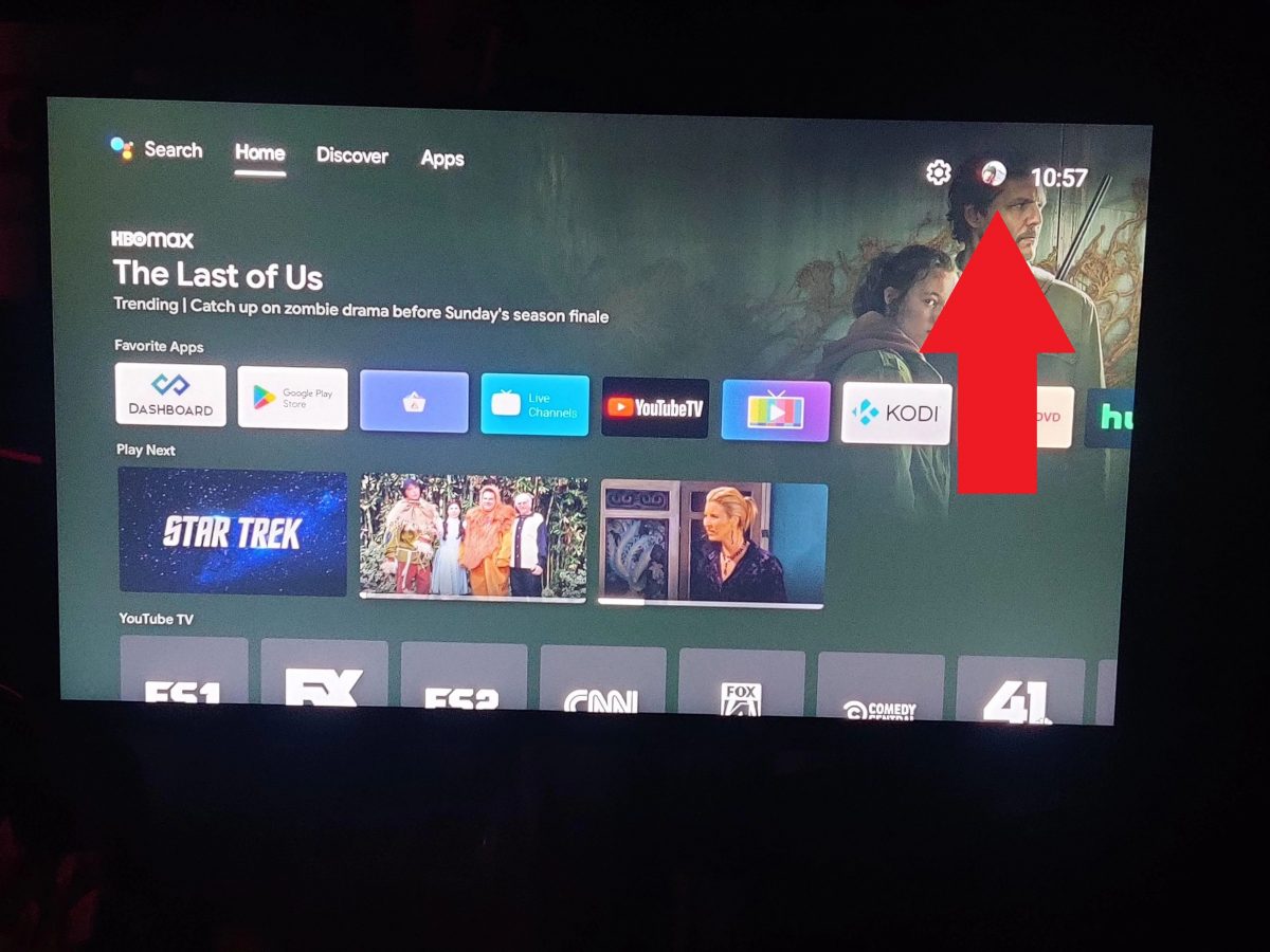 Android TV Google profile użytkowników