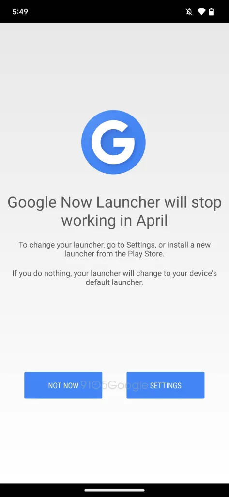 Google Now Launcher