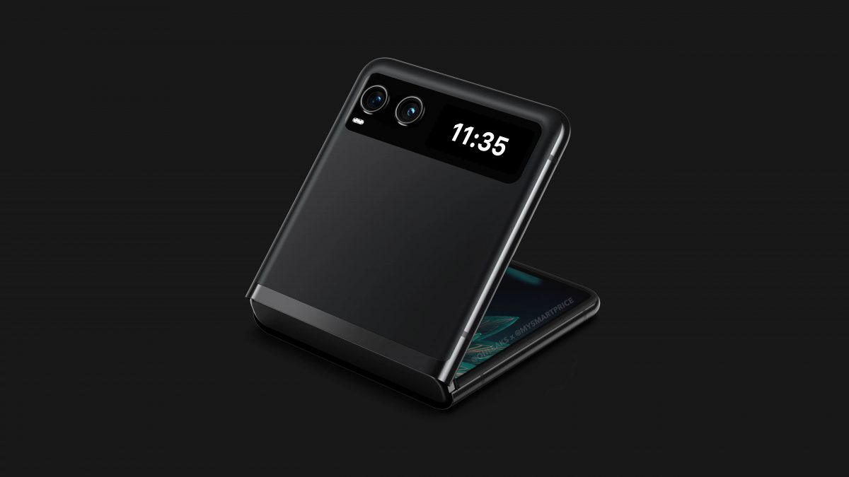 składany smartfon Motorola Razr Lite rendery