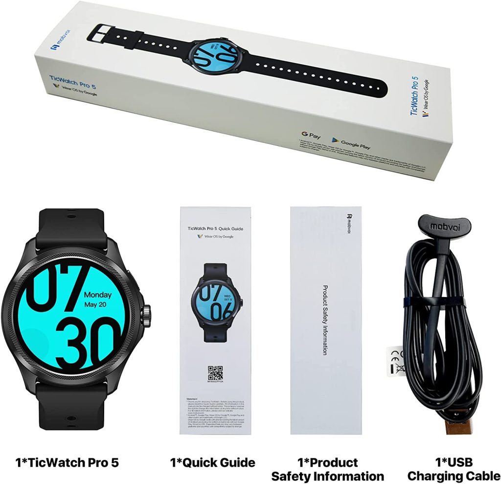 smartwatch Mobvoi TicWatch Pro 5 cena specyfikacja