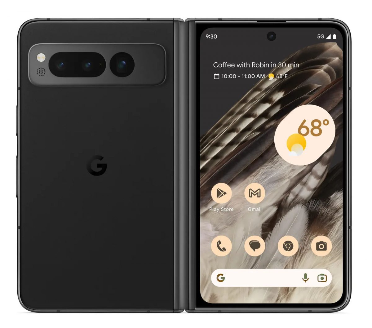 składany smartfon Google Pixel Fold design rendery