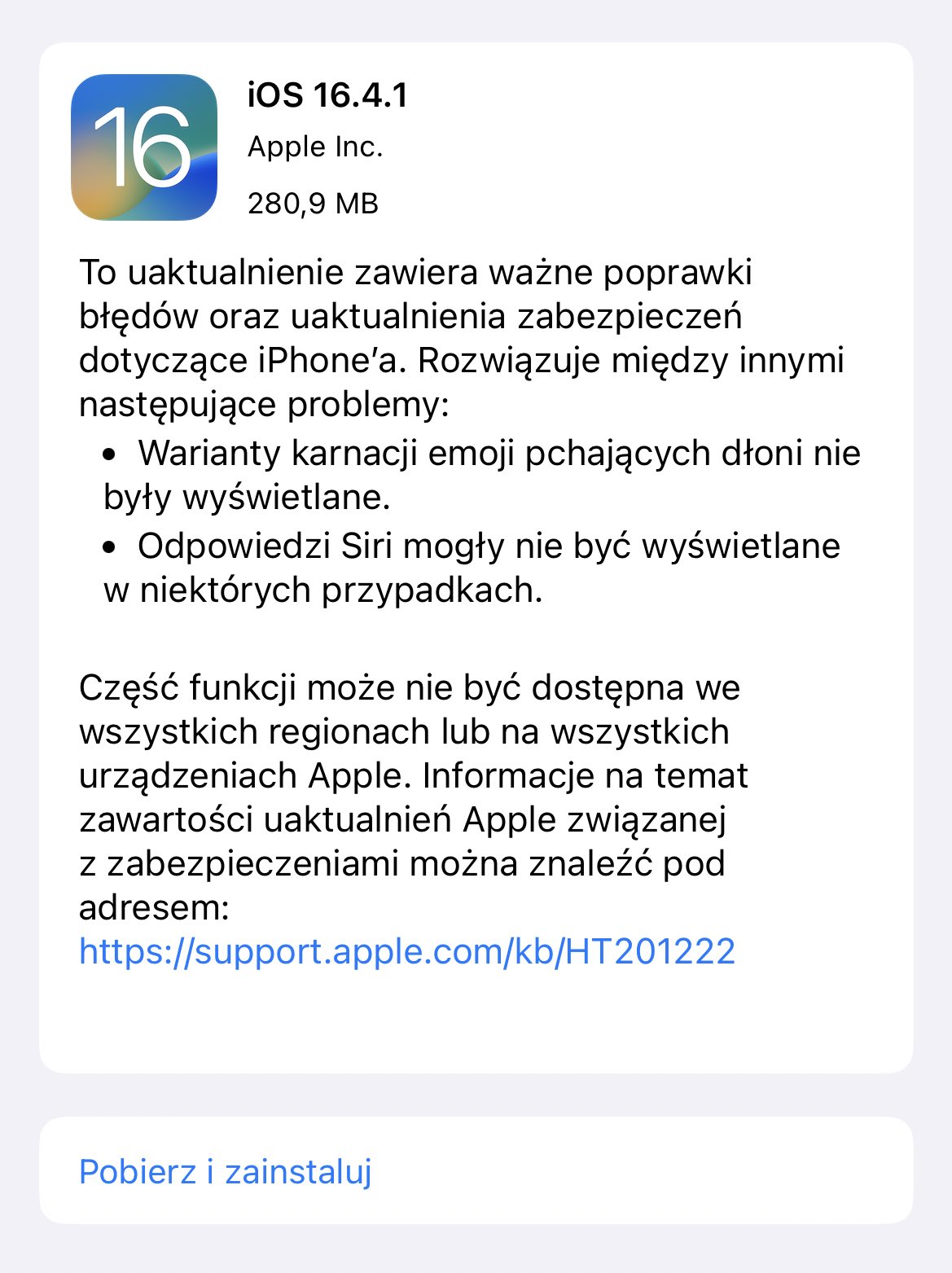 ioS 16.4.1 iPadOS 16.4.1 macOS 13.3.1 aktualizacja poprawki