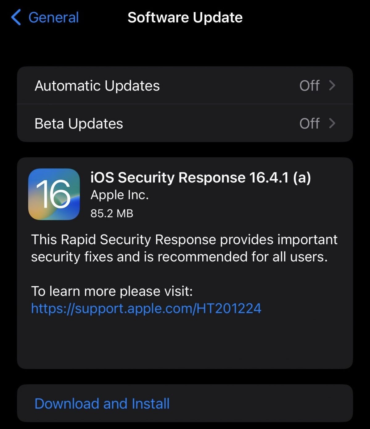 aktualizacja iOS 16.4.1 a Apple iPhone co to