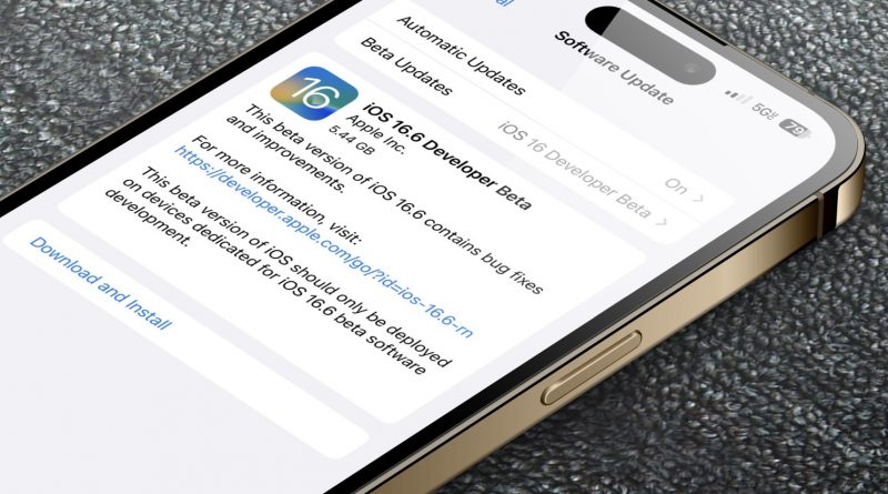 aktualizacja iOS 16.6 beta co nowego nowości Apple iPhone