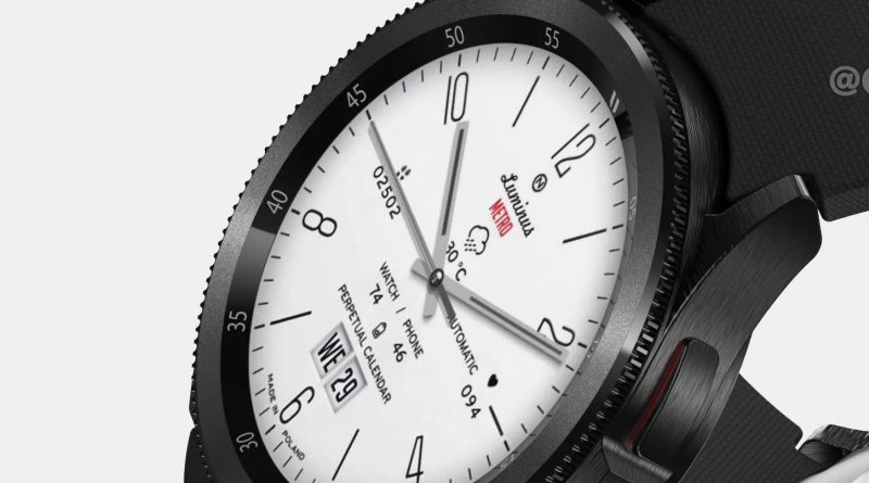 smartwatch Samsung Galaxy Watch 6 Classic rendery