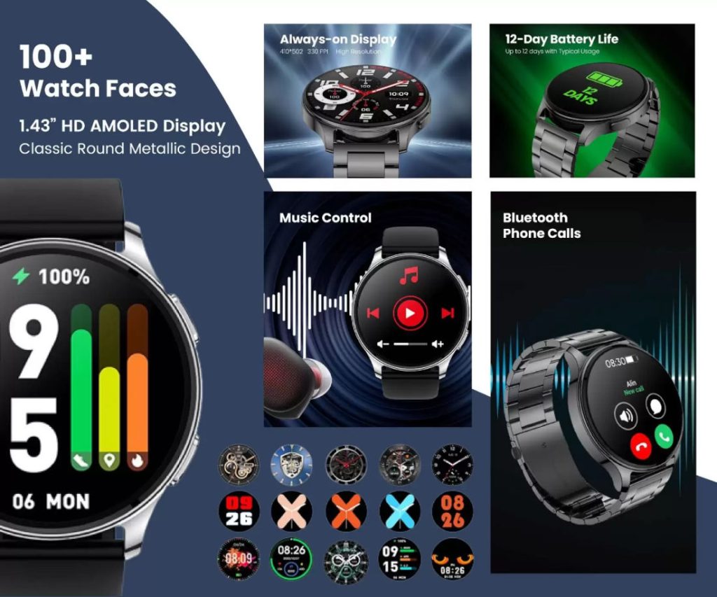 smartwatch Amazfit Pop 3R cena specyfikacja techniczna