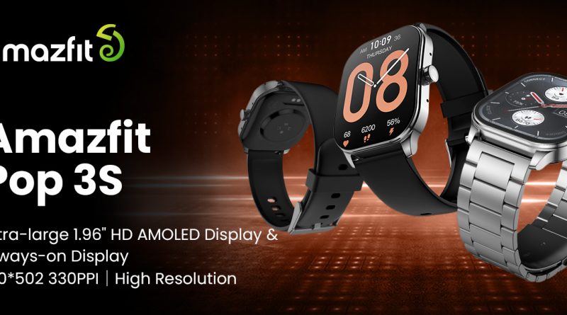 tani smartwatch Amazfit Pop 3S cena specyfikacja