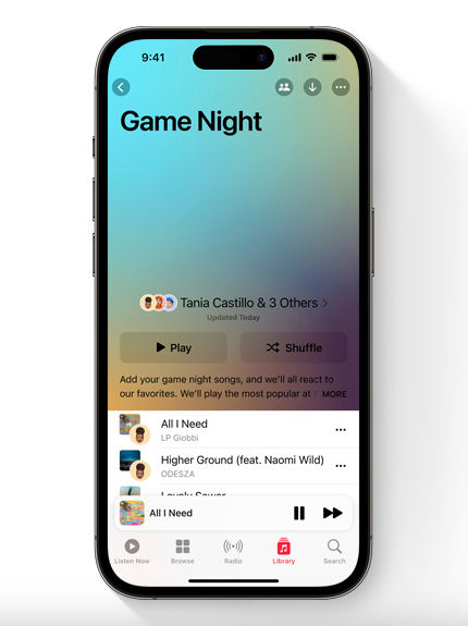 Apple Music nowości aplikacja iOS 17