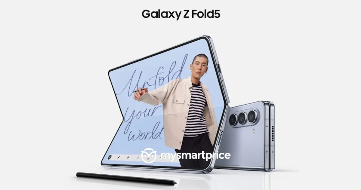 Samsung Galaxy Z Fold 5 render co wiemy