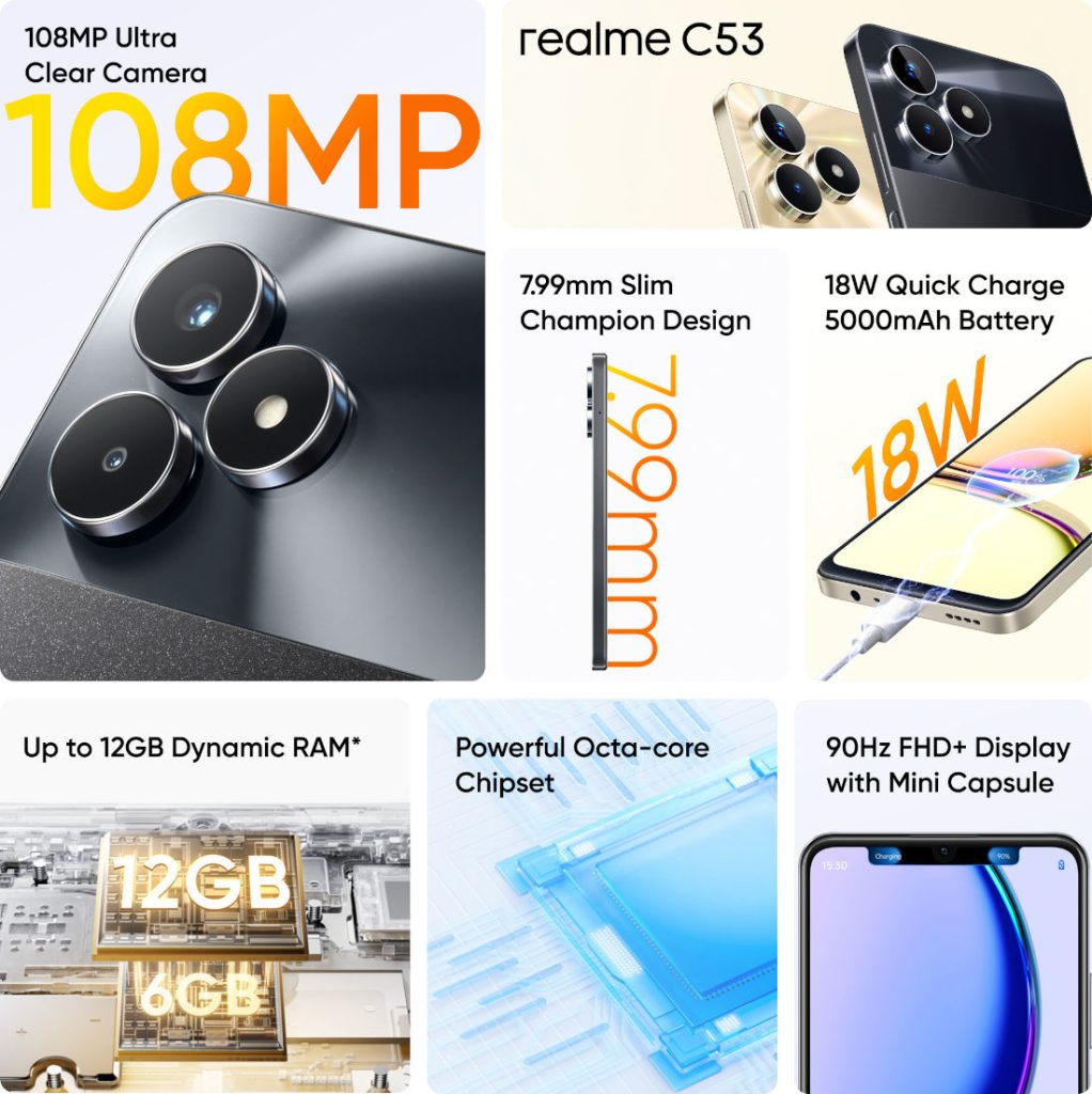 premiera Realme C53 cena specyfikacja techniczna smartfon