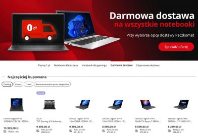 Rusza sklep 1.pl — najlepsze miejsce na zakup notebooka