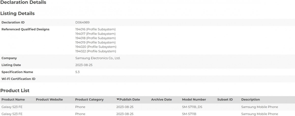 smartfon Samsung Galaxy S23 FE