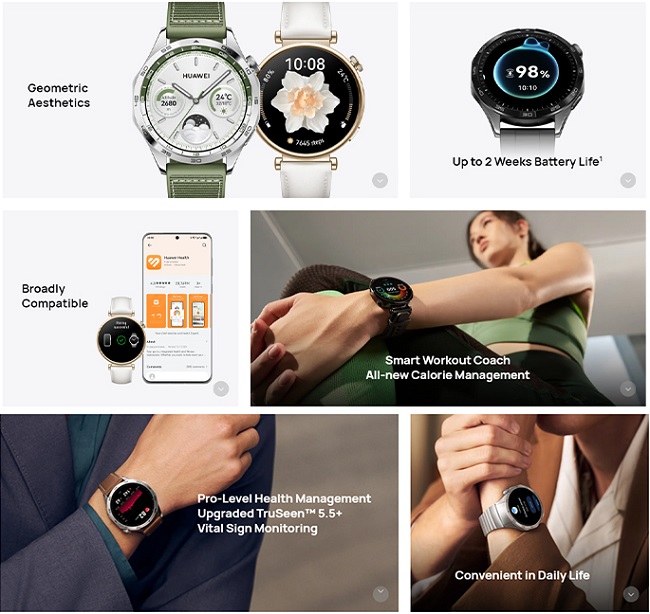 premiera Huawei Watch GT 4 cena specyfikacja smartwatch