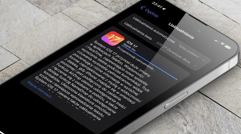 aktualizacja iOS 17 RC iPadOS 17 RC co nowego nowości jak zainstalować iPhone watchOS 10
