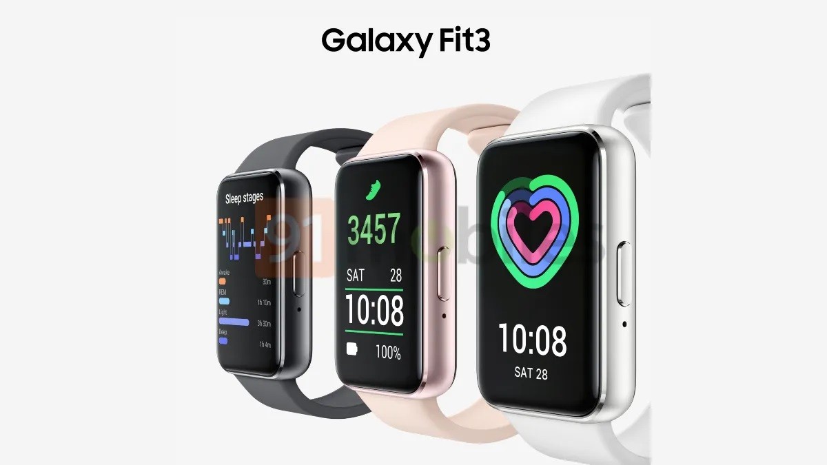 opaski Samsung Galaxy Fit 3 cena specyfikacja rendery