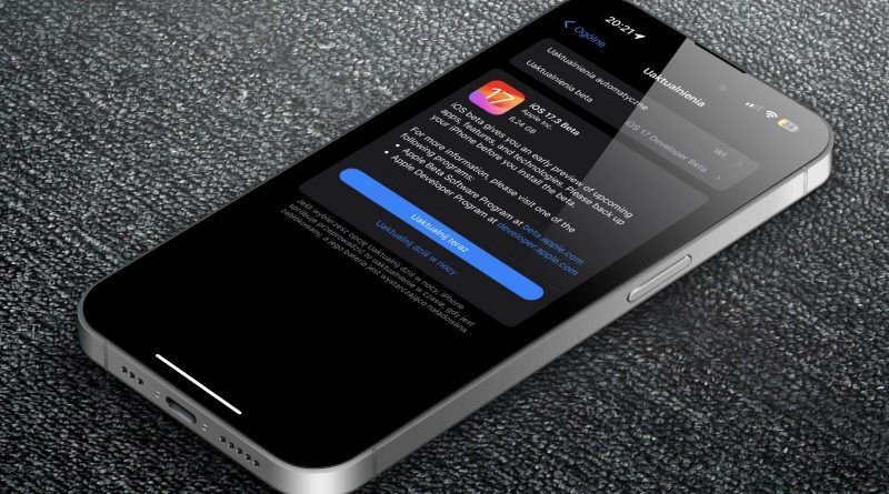 aktualizacja iOS 17.3 beta iPhone przegląd nowości