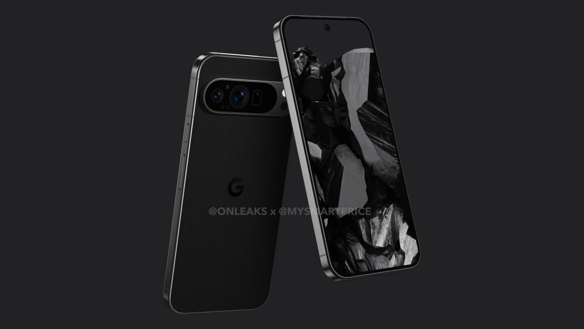 rendery Google Pixel 9 Pro smartfon zmiany