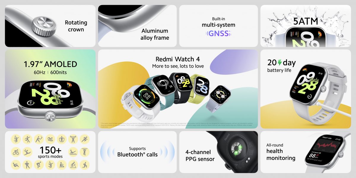 tani smartwatch Xiaomi Redmi Watch 4 cena specyfikacja