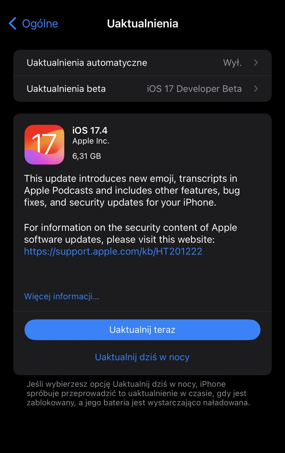 iOS 17.4 RC iPadOS 17.4 RC co nowego nowości aktualizacja watchOS 10.4