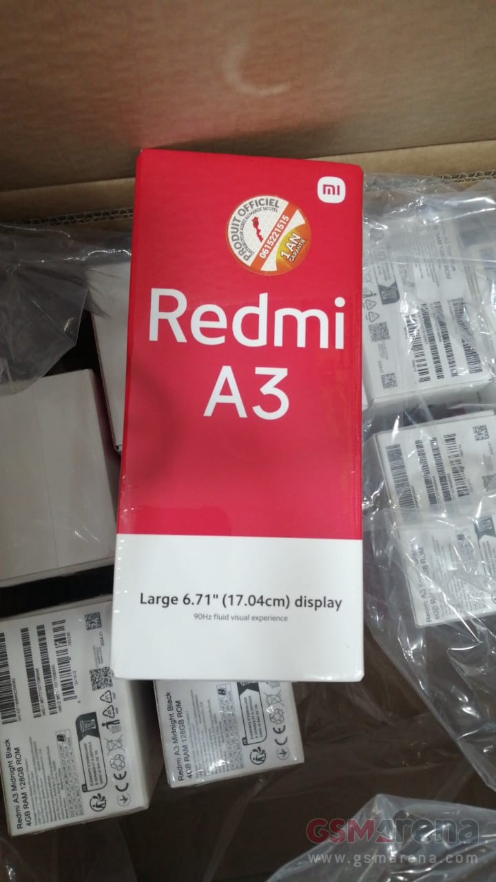 smartfon Xiaomi Redmi A3 cena specyfikacja zdjęcia rendery