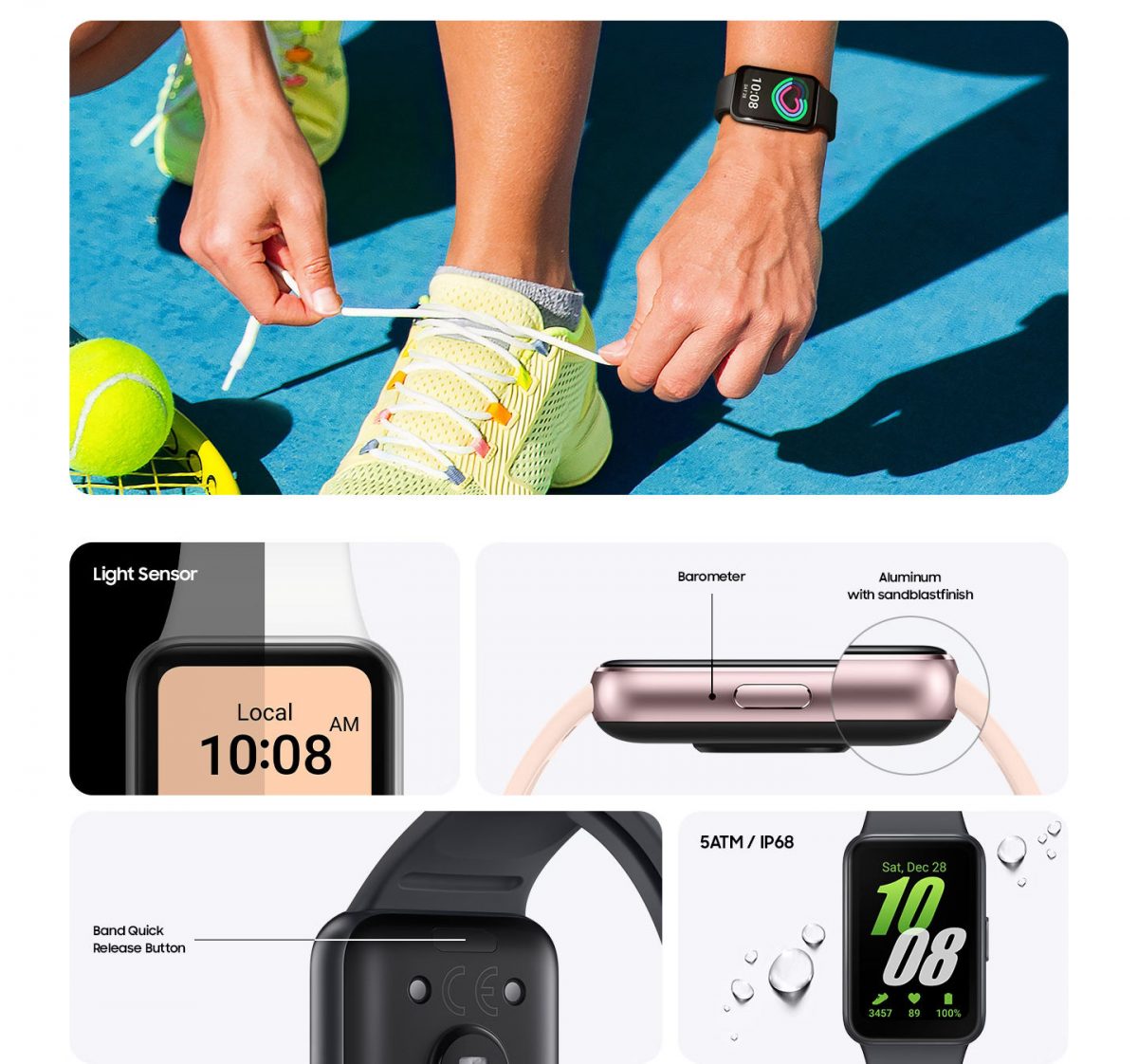 Samsung Galaxy Fit 3 cena opaska Xiaomi Smart Band 9