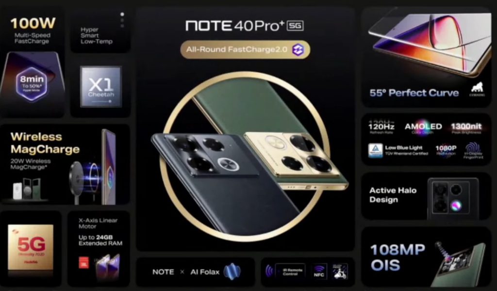 smartfon Infinix Note 40 Pro+ 5G cena specyfikacja techniczna