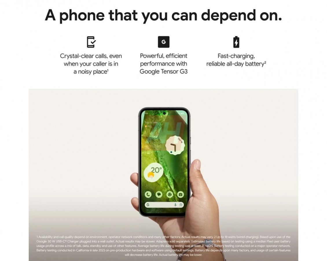 smartfon Google Pixel 8a cena specyfikacja zmiany nowości materiały prasowe